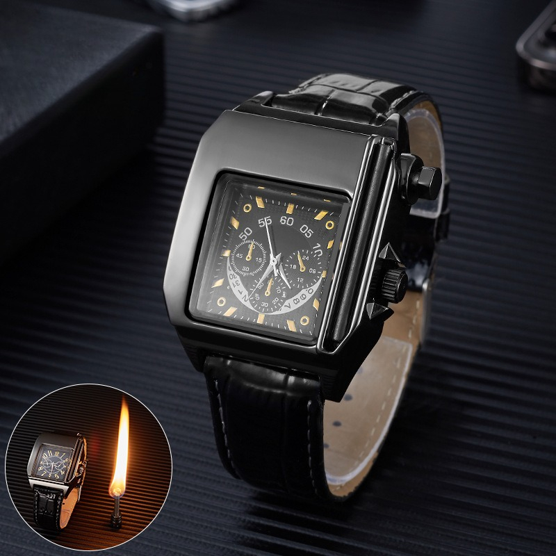 Electronics Gadgets To Gift - Metal Electronic Watch Lighter 10000 Times