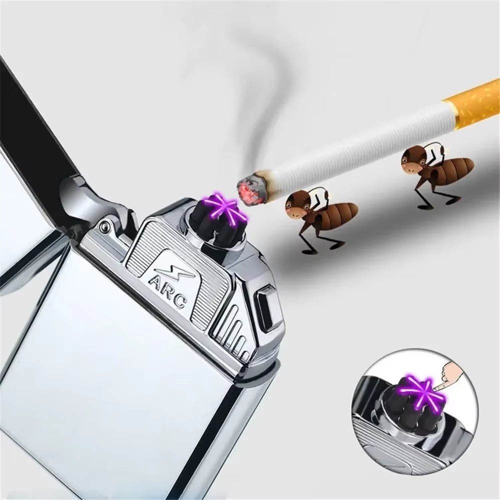 New Six Arcs Lighter Windproof - огляд і ціна Electronics Gadgets To Gift