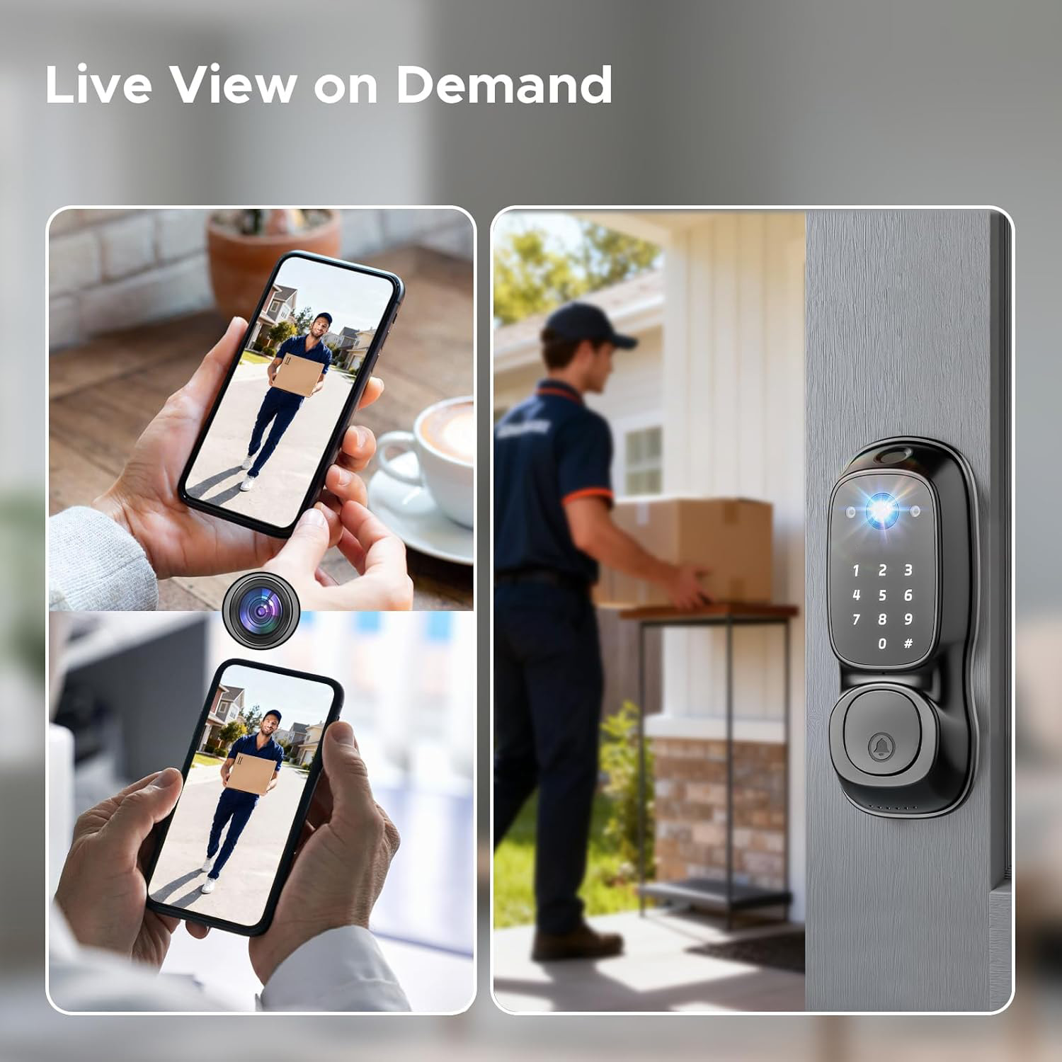Tuya Wifi Smart Door Lock ‎Cam - огляд і ціна Electronics & Gadgets Beginning With D