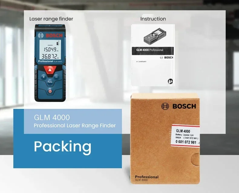 BOSCH GLM 4000 Laser Range Fin - огляд і ціна Laser Distance Measure