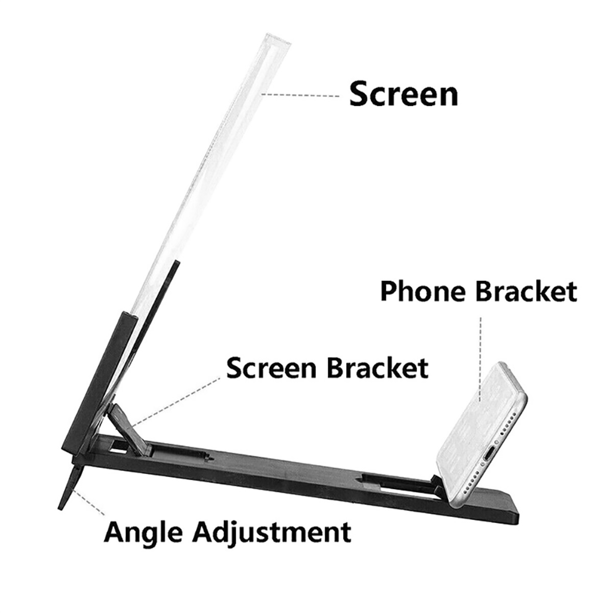 Portable 3D Screen Amplifier 1 - огляд і ціна Digital Magnifier Reading
