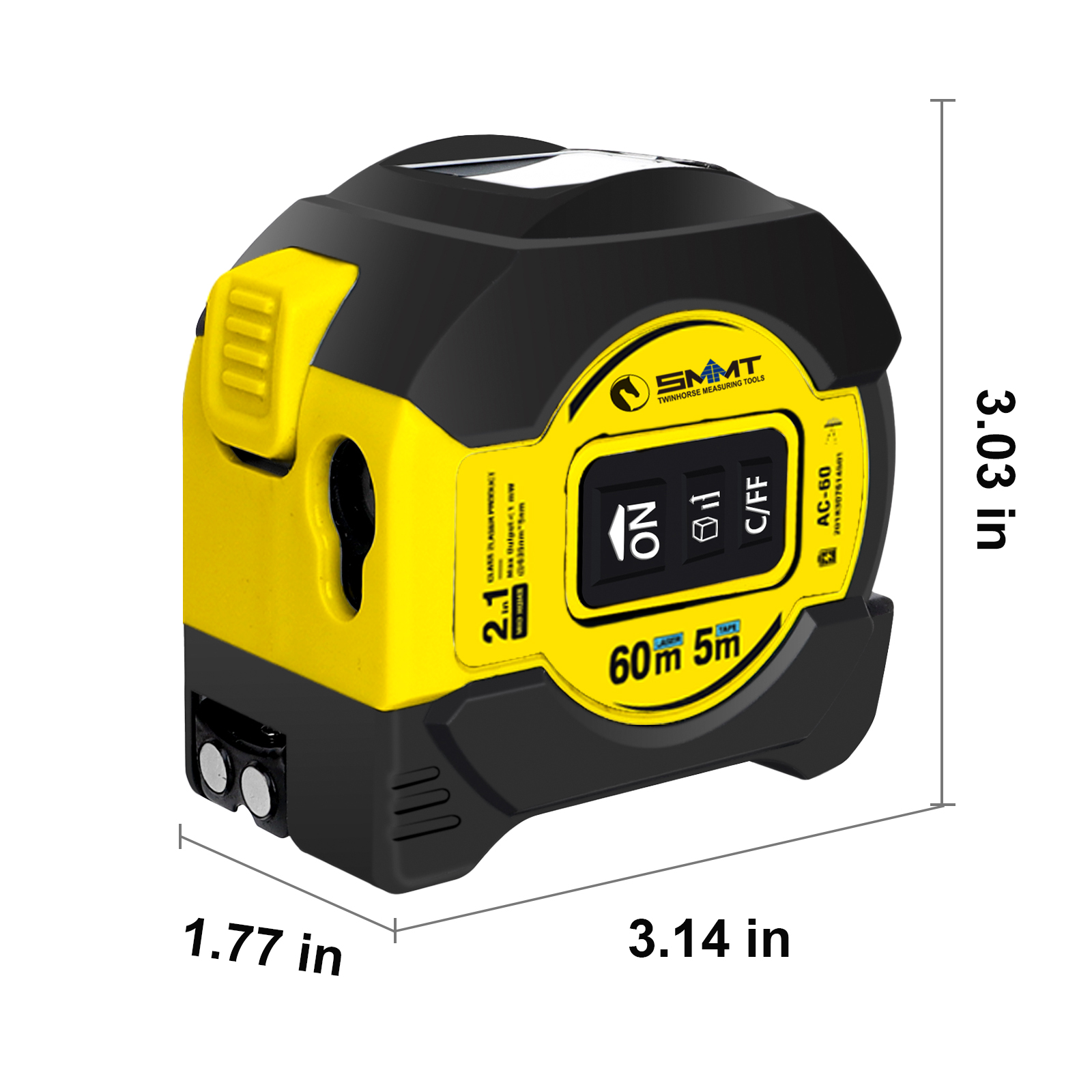 2-in-1 Laser Tape Measure 5m 6 - огляд і ціна Laser Distance Measure