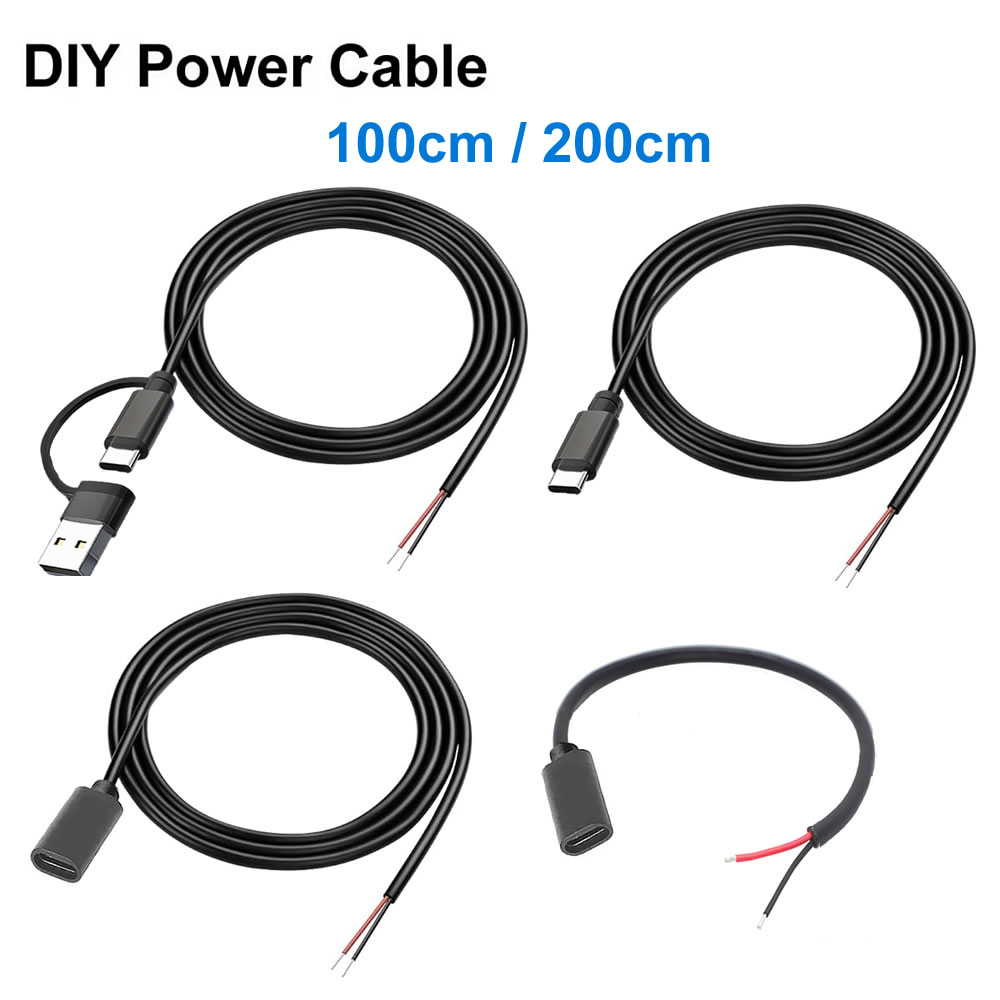 DC 2 Pin Power Cable USB and T - огляд і ціна Diy Electronics Gadgets