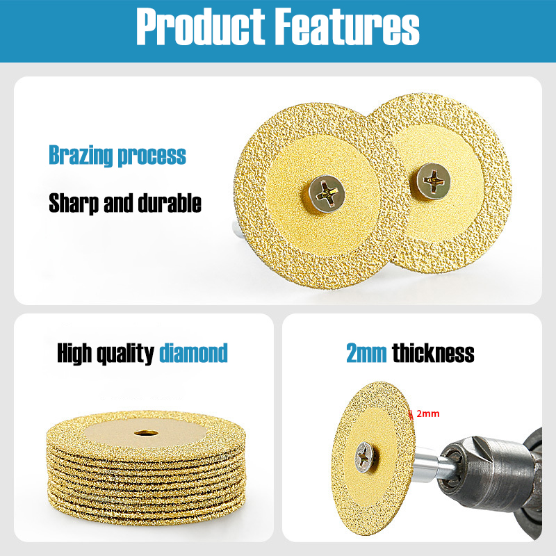 40mm Braze Diamond Saw Blade M - огляд і ціна Electric Gadget
