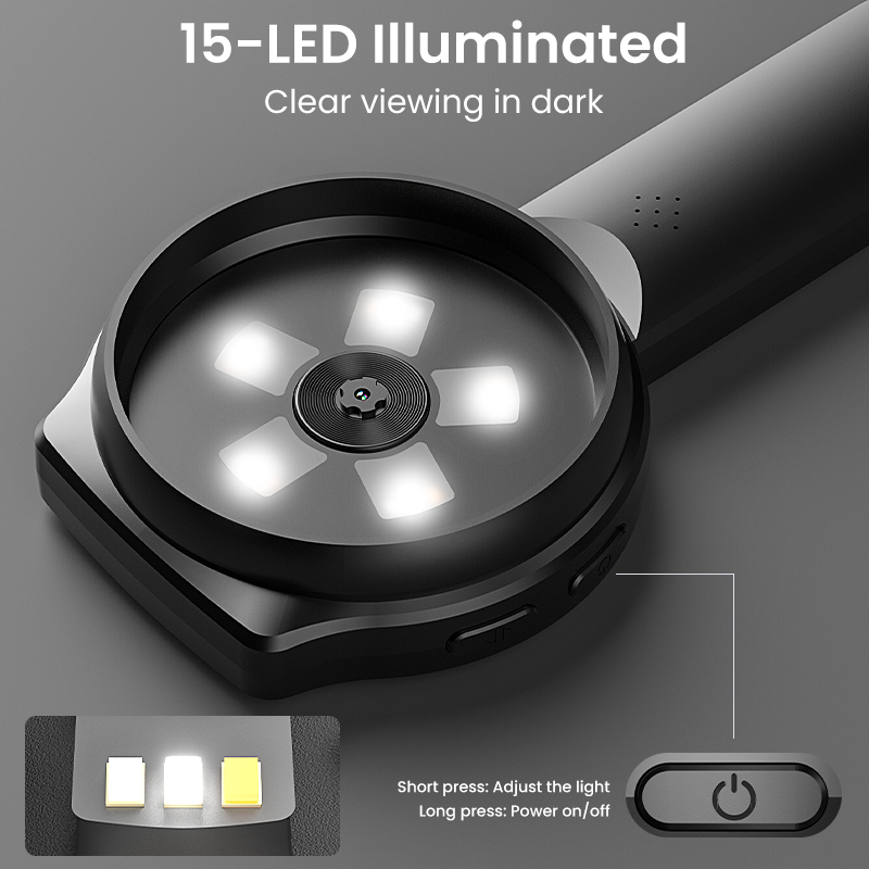 2.8IN Screen HD Digital Micros - огляд і ціна Digital Magnifier Reading