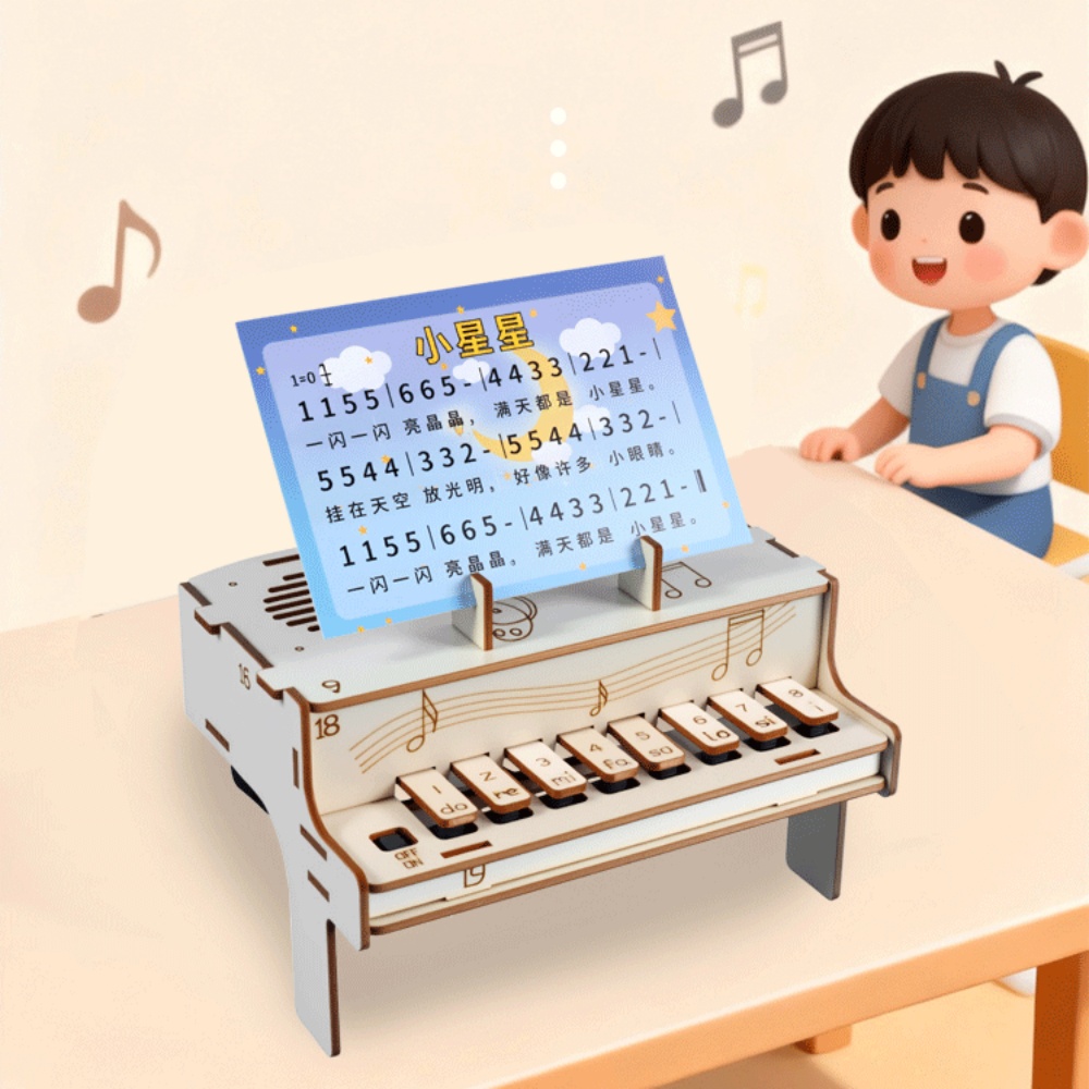 DIY Wooden Electronic Piano Mo - огляд і ціна Diy Electronics Gadgets