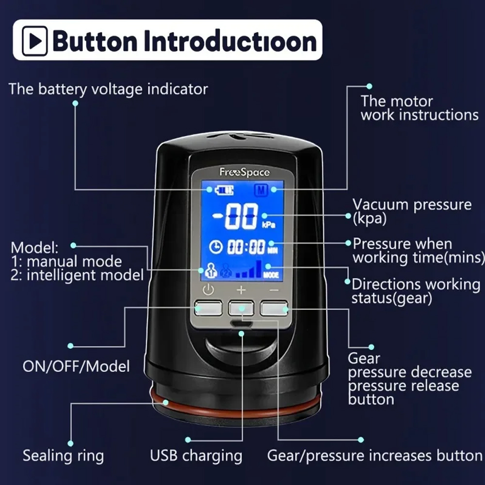 Electric Vacuum Adult Sex Toy  - огляд і ціна Electric Gadget